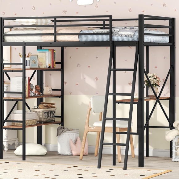 Full Size bed .Product Dimensions 78"L x 56.3"W x 70.9"H - Picture 1 of 4